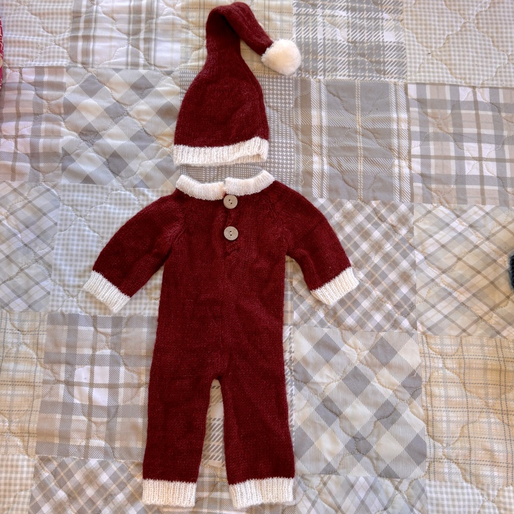 Fox 2pcs Children Baby Mohair for Studio Photography Prop Outfits